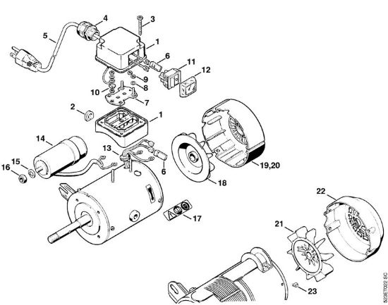 Elettromotore 110 V/60 Hz USG USG brand Stihl